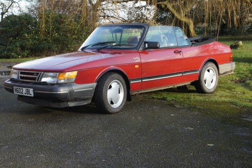 1990 Saab 900 Classic Turbo 16 (FPT) Cabriolet For Sale