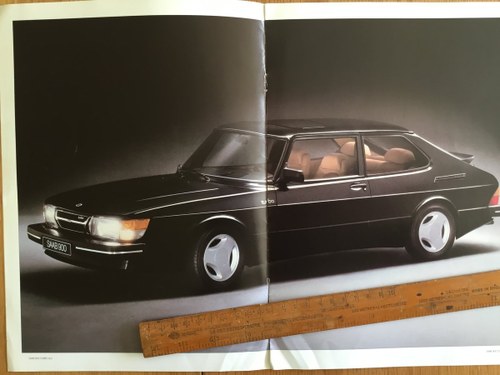 1985 Saab 900 turbo 16s brochure For Sale