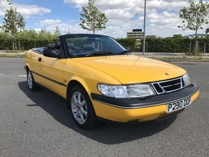 1997 Saab 900 Convertible in Monte Carlo Yellow VENDUTO