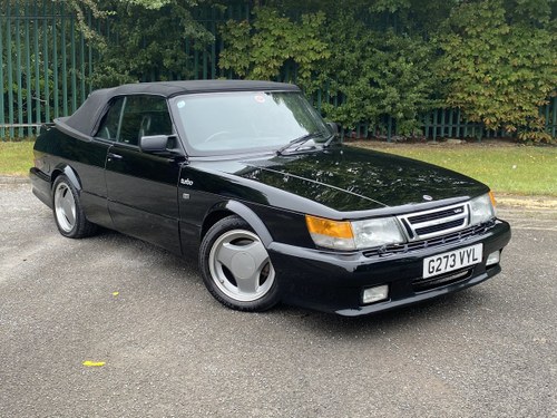 1990 SAAB 900 TURBO T16S CONVERTIBLE - LOW MILEAGE SOLD