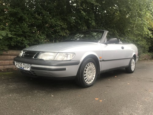 1997 Saab 9-3 S 2.0 non-turbo cab -  FSH low miles For Sale