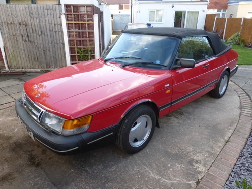 1990 SAAB 900i Automatic Cabriolet SOLD