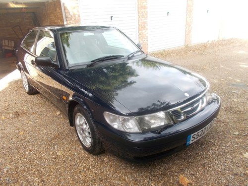 1998 SAAB 9-3 2.0i S  Coupe 3 dr Blue last owner 17 years RARE For Sale