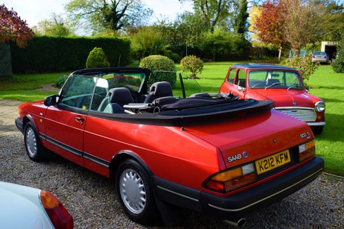 1992 SAAB 900S CONVERTIBLE - SUPER ORDER, HISTORY, 2 OWNERS! SOLD