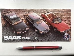 1988 Saab 900 range SOLD