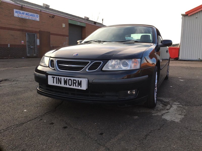 2005 Saab 9-3 Convertible 2lt petrol with soft top, manual