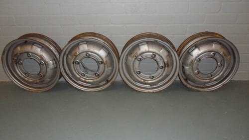 set of steel wheels for a 1970's SAAB 96 VENDUTO