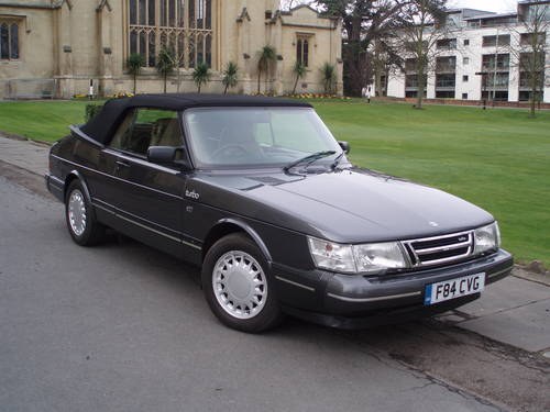 1989 Saab T16 convertible, Gloucestershire SOLD