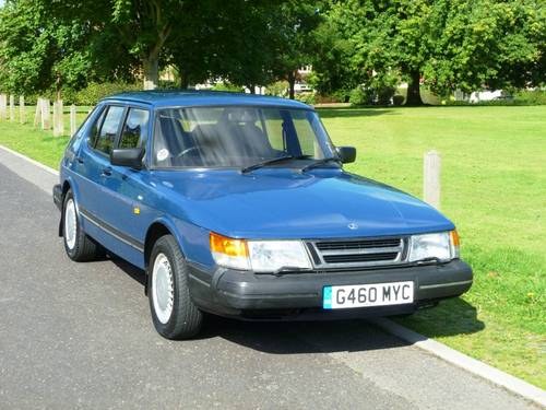 1989 Saab Classic 900 16V Auto, Blue SOLD