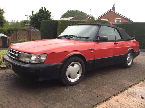 Saab 900 1992 T16S Convertible F/S/H SOLD