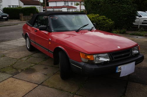 1990 saab 900  i convertible automatic For Sale