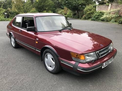 SEPTEMBER AUCTION. 1993 Saab 900 T16 For Sale by Auction
