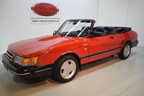 Saab 900 Turbo 16 Valve Cabriolet 1990 For Sale by Auction