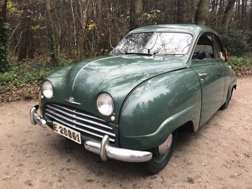1953 Saab 92 B de luxe full history unrestored €22.000, For Sale