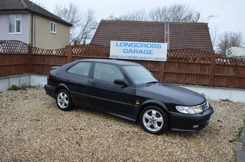 1999 Saab 9-3 SE T Airflow Coupe black Manual For Sale