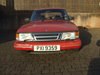 Classic 1990 SAAB 900i, Red, Grey Interior In vendita
