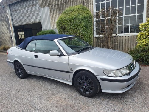 2002 Saab 93 2.0 SE 5 speed Manual Turbo Convertible For Sale