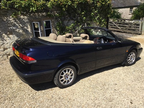 1998 Classic Saab 9-3 Convertible, must sell need space. SOLD