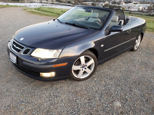 2004 Saab 9.3 turbo Convertible Cabriolet Blue(~)Tan $4.9k For Sale