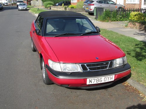 1995 Very Rare Saab 900 2.5 V6 Automatic convertible For Sale