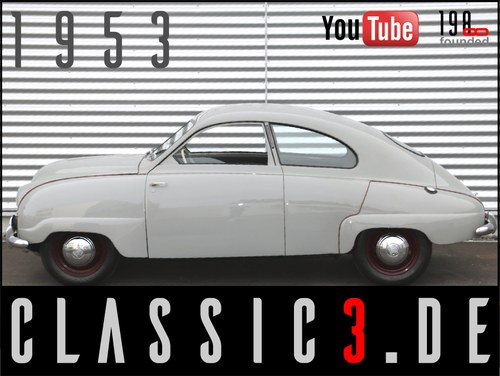 1953 SAAB 92B DELUXE RESTORED SWEDISH LEGEND WATCH THE VIDEO For Sale