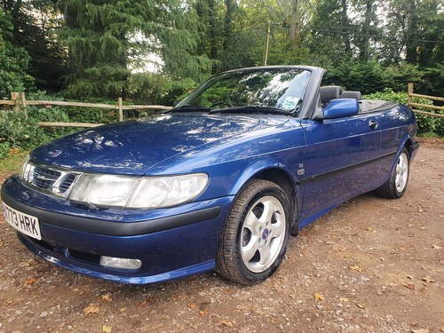 2000 Saab Convertible 9-3 SE 2.0 turbo For Sale