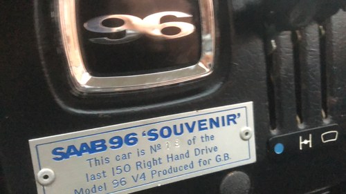 1977 Saab 96 v4 souvenir num 18 In vendita