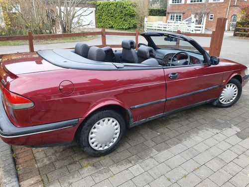 1995 Saab 900 Classic Convertible In vendita