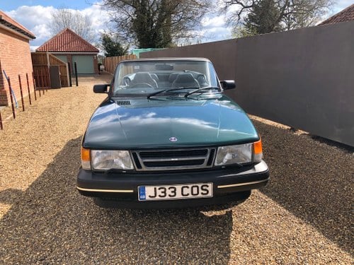 1991 Saab 900i convertible For Sale