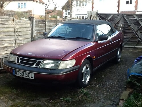 1996 Saab Convertible For Sale