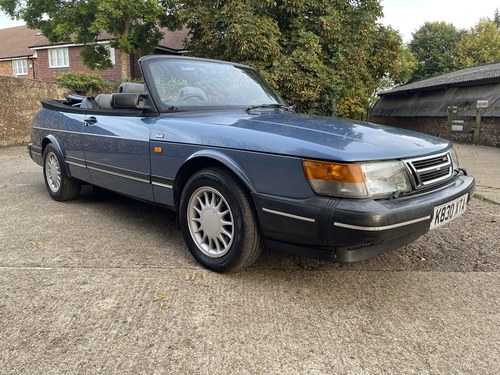 1993 SAAB 900S T16 convertible manual+in 1 family past 22yrs For Sale