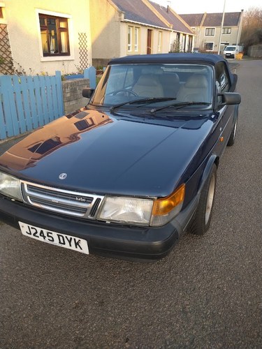 1992 Saab 900 S Convertible For Sale