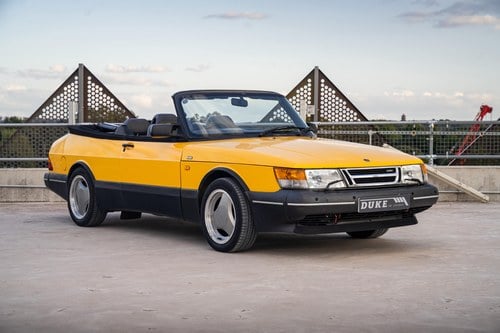 1992 Saab 900 Turbo S Convertible Monte Carlo Yellow Edition SOLD