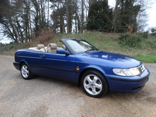 2000 SAAB 9.3 SE TURBO *ONLY 12,000 MILES FROM NEW* VERKOCHT