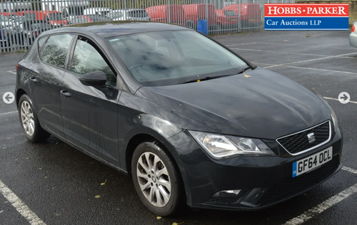 2014 Seat Leon SE TSI - 61,420 Miles - Auction 25th For Sale by Auction