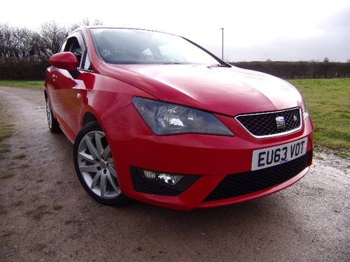 2013 Seat Ibiza 1.2 TSi FR Sport Coupe (17,300 miles) For Sale