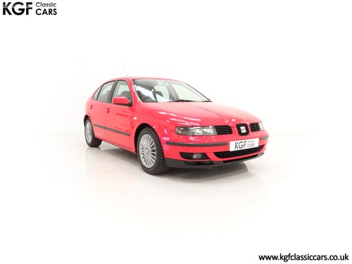2001 A Seat Leon Cupra 20V T with Just One Owner and 8,513 Miles. SOLD