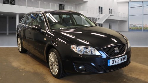 2012 SEAT ESTATE 2LTR DIESEL MANUAL IN BLACK WITH LEATHER NEW MOT For Sale