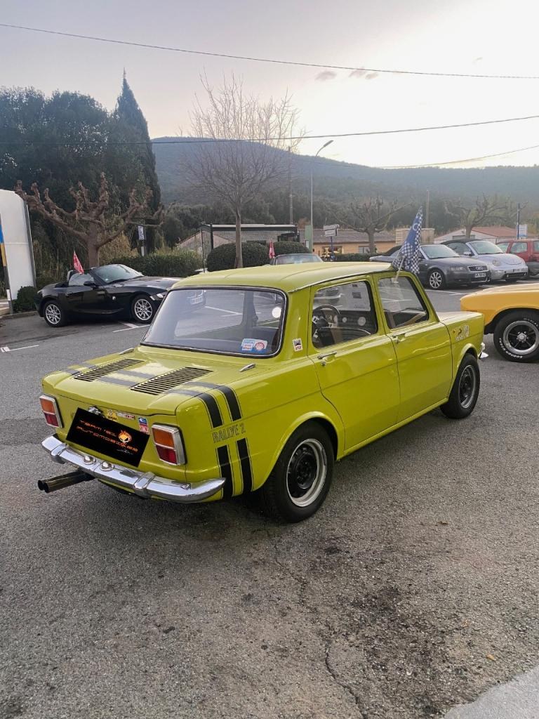 1973 Simca 1000 Rallye Vert Manuel, 4 vitesses Conduite à gauche in ...