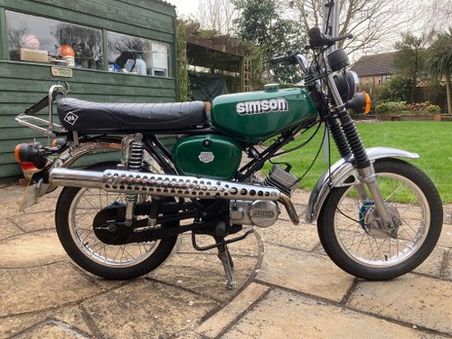 1988 Simson S51 sports moped For Sale