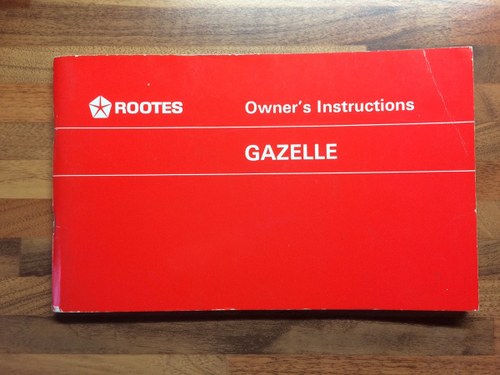 Singer Gazelle Owners Manual/Service record SOLD