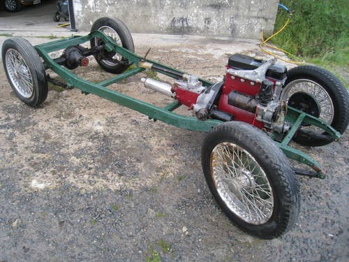 1935 (Circa) SINGER LE MANS ROLLING CHASSIS ONLY.  SOLD