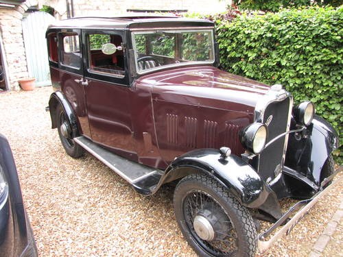 Beautiful 1933 Singer Nine, 4 Door Sunshine Saloon En Venta