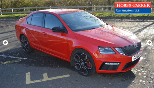 2018 Skoda Octavia VRS 245 - 38,042 Miles for auction 25th For Sale by Auction