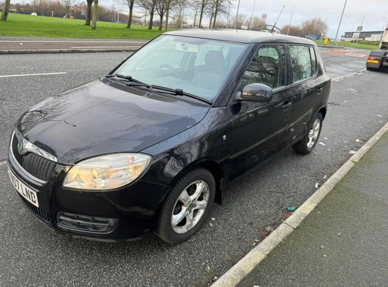 2007 Skoda Fabia Black Manual, speed Right Hand Drive in