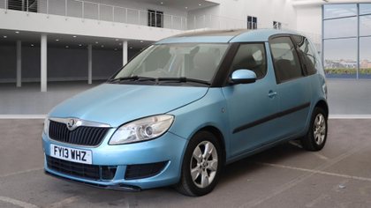 13 PLATE SKODA ROOMSTER IN A NICE METALILIC LIGHT BLUE MOTED