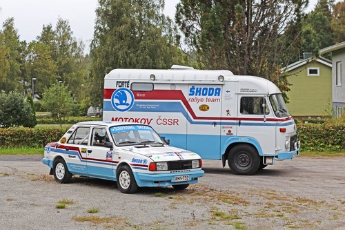 1987 Skoda 130 Historic Rally Car VERKAUFT