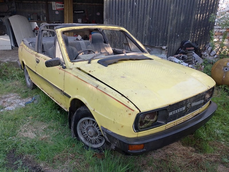 Rapid Classics: Eine Suche. Alle Oldtimer. 8 » Rapid Classics: Eine Suche. Alle Oldtimer. 1984 Skoda 120G Garde Cabriolet Rare Barn Find Project