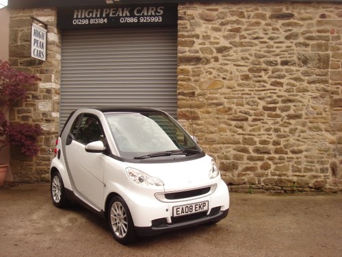 2008 08 SMART FORTWO 1.0 PASSION 3DR. AUTO. 27535 MILES.  For Sale