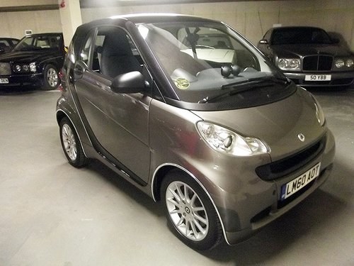 2010 SMART CAR FORTWO PASSION RHD AUTO 3 door SOLD